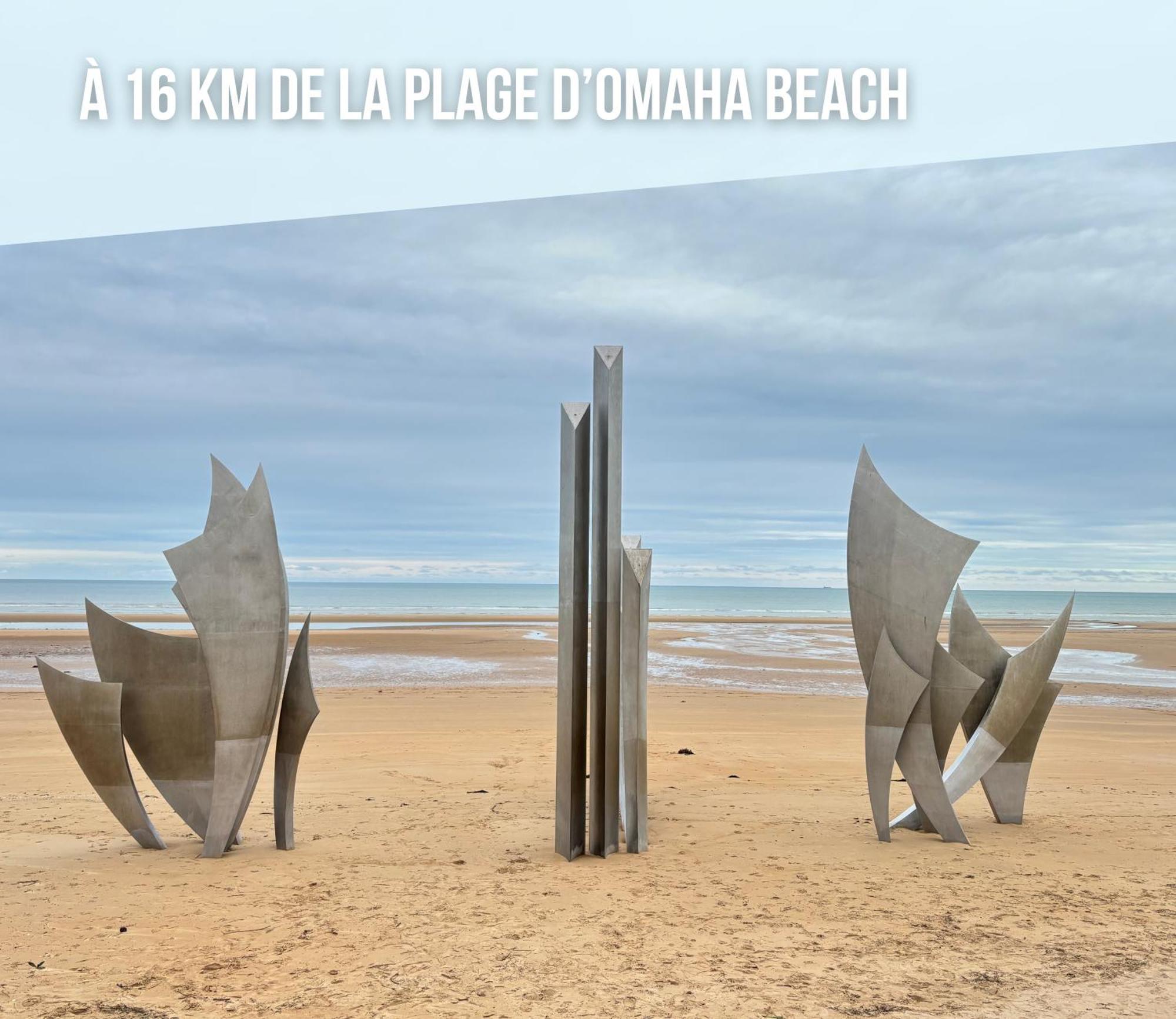 Commes Nid De Pie Grand Duplex Lumineux Cadre Verdoyant Calme A 5 Mn De La Mer Pres Port En Bessin, Bayeux, Omaha Beach, מראה חיצוני תמונה